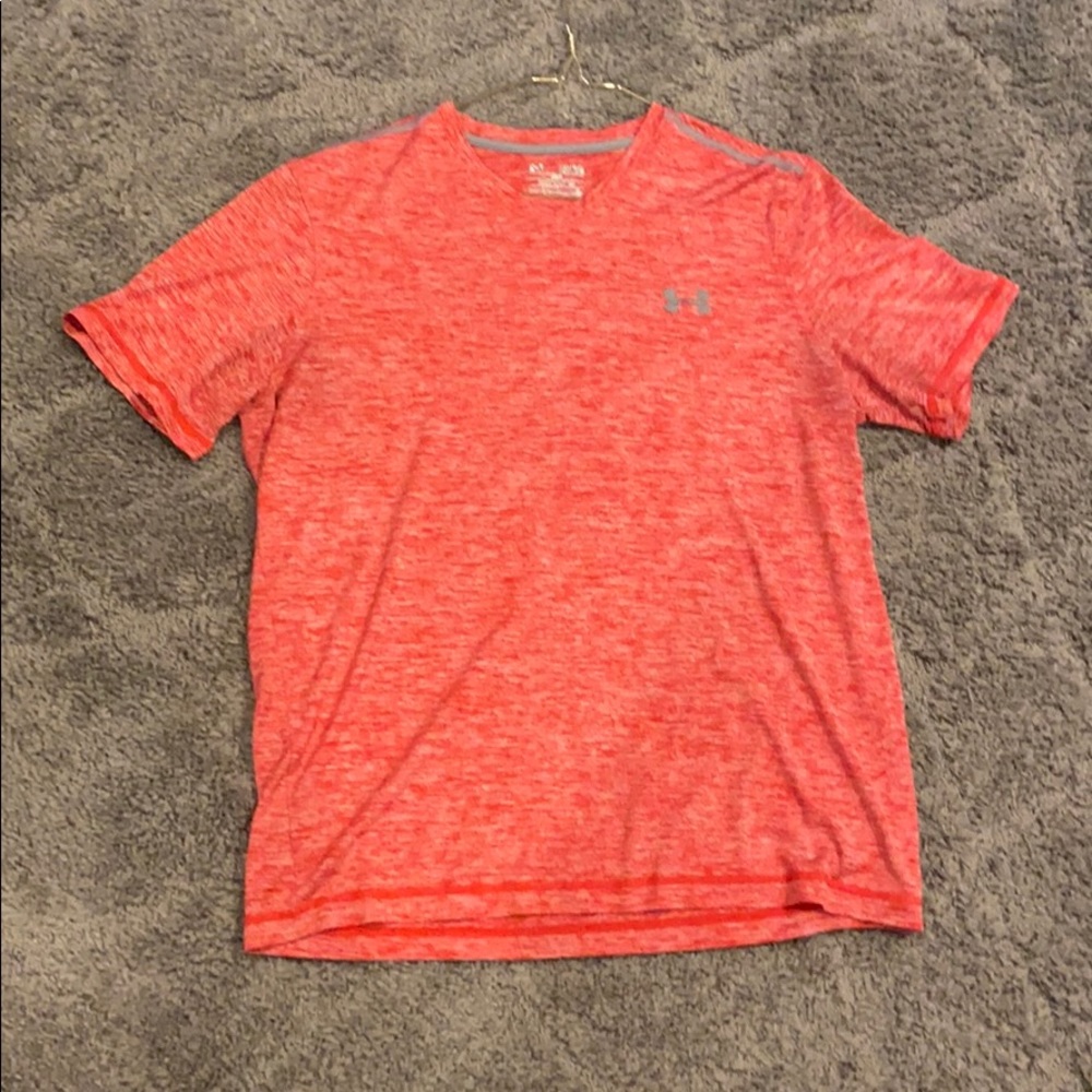 Red camo Under Armour shirt